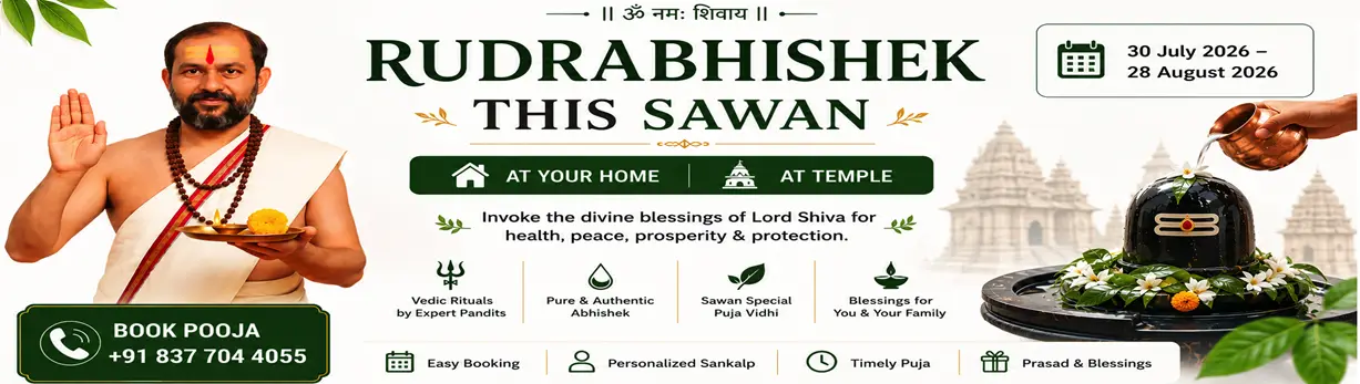 Book Rudrabhishek pooja